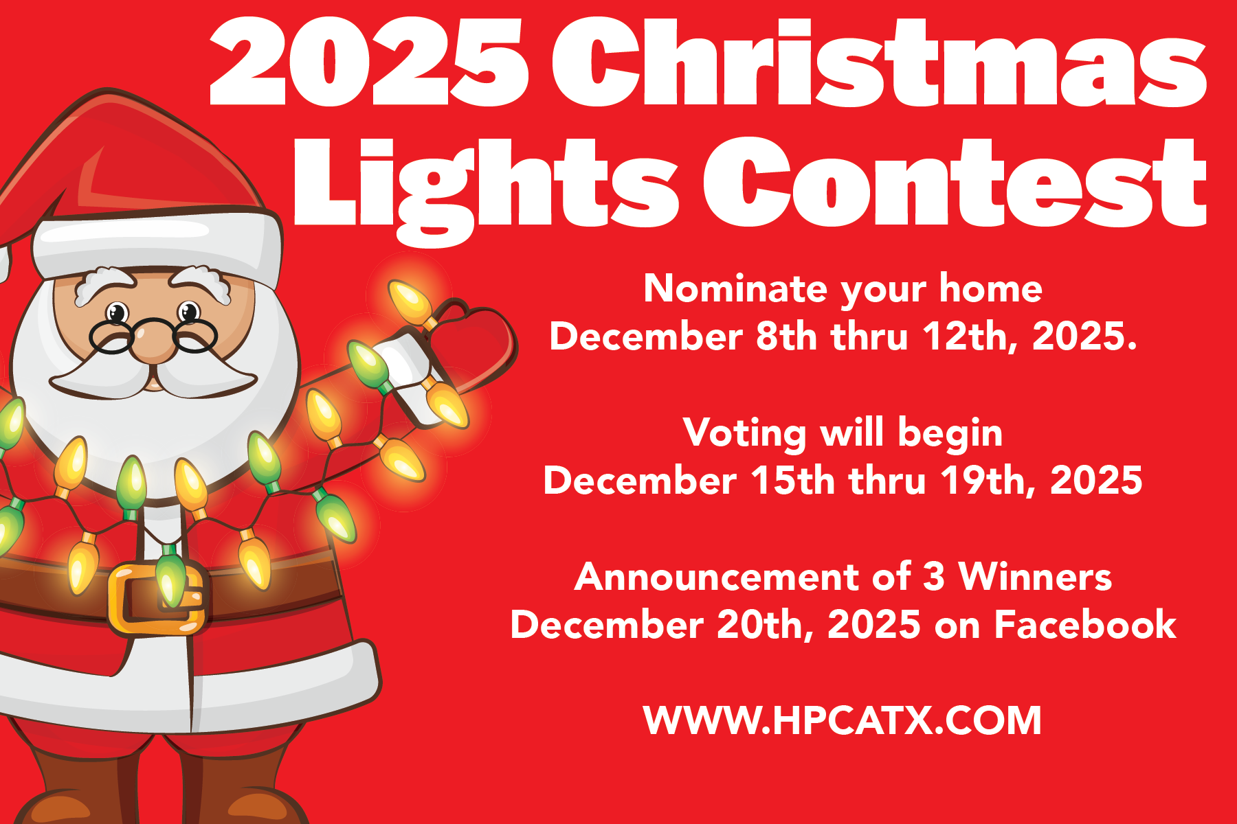 2025 HPCA Christmas Light Contest