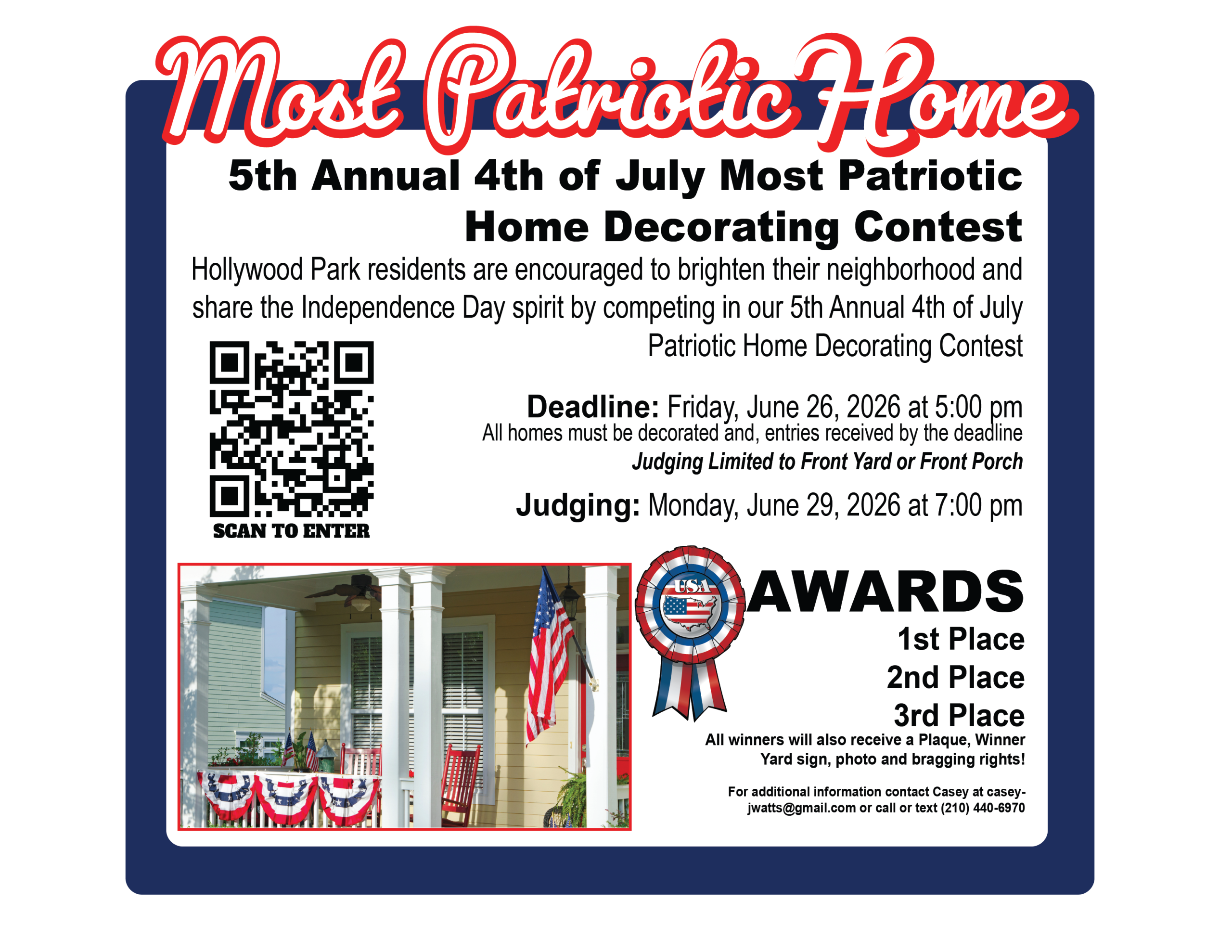 2026 July 4th Home Contest